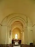 Интерьер церкви Сен-Сибар