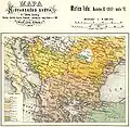 Карта славянского мира, Иос Эрбан, 1868