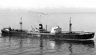 Довоенная фотография «Ro-24». Судно ещё под голландским флагом и с названием «Zonnewijk»