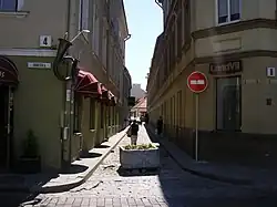 Вид на Месиню с улицы Вокечю