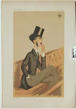 "В ожидании". Карикатура Spy, опубликованная в журнале Vanity Fair в 1876 году