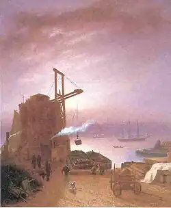 Река Гудзон близ Хобокена, 1878