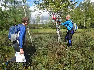 Команда на контрольном пункте