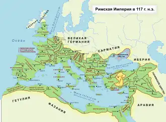 Галатия в составе Римской империи в 117 г.