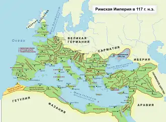 Провинция на карте империи.