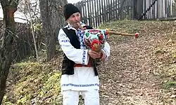 Румынский исполнитель на чимпое