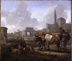 Классический пейзаж. Холст, масло. Далиджская картинная галерея, Лондон