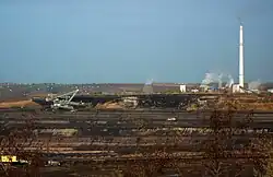 Добыча бурого угля вблизи Амсдорфа