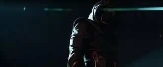 Клинт Бартон в образе Ронина