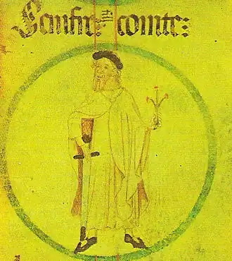 Суньер I.  Миниатюра XV века