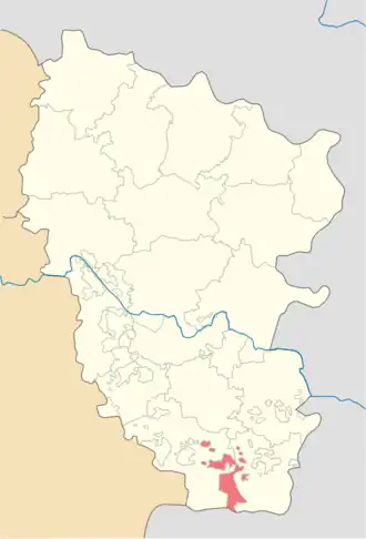 Ровеньковский городской совет на карте