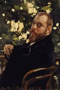 Портрет архитектора П. Феддера.Художник Ян Розенталь, 1901.