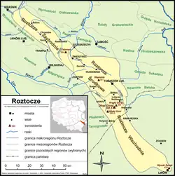 Хучва на карте Росточья