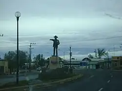 Монумент в посёлке Колония-Обрегон