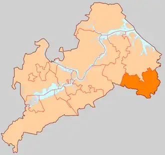 Ручьёвское сельское поселение на карте