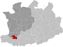 Расположение муниципалитета на карте провинции