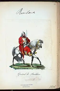 Башкирский военачальник, 1806. Нью-Йоркская публичная библиотека