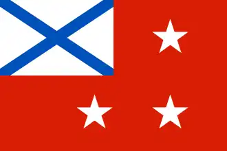 Флаг командующего флотом в ВМФ России (с 2000)