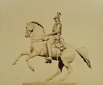 Памятник Николаю I - конная статуя, 1859