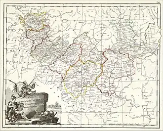 Слободско-Украинская губерния на карте