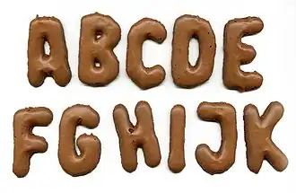 пример печенья-алфавита