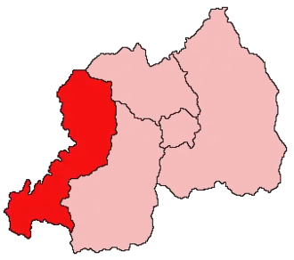 Западная провинция на карте