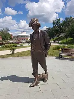 Памятник Олегу Попову