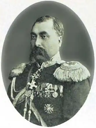 Риза-Кули-Мирза Каджар в звании флигель-адъютанта