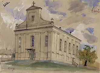 Костёл бернардинцев, 1921 г.