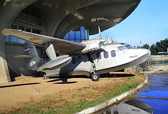 Гидросамолёт SA-6 Sealand Mk. I[англ.] 122-й эскадрильи, экспонат Музея воздухоплавания