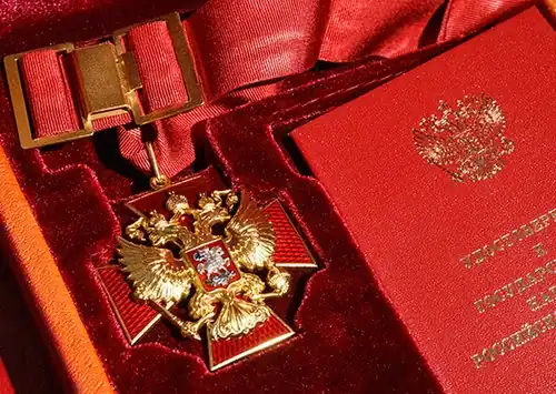 Орден «За заслуги перед Отечеством» III степени, вручённый Язову 4 февраля 2020 г.