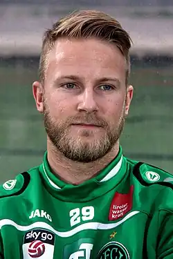 Риман в составе «Ваккера» Инсбрук (2015)