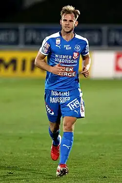 Мартин Кройцриглер в игре за «Флоридсдорф» в 2017 году