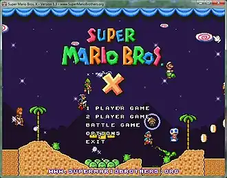 Главное меню игры