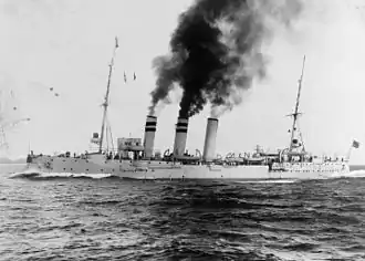 крейсер «Любек» до 1908 года