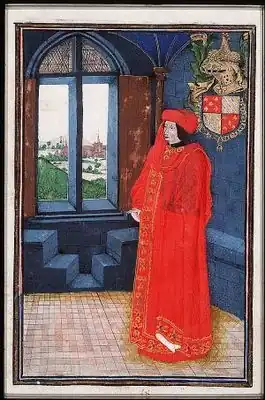 Иньиго де Гевара. Иллюстрация из книги статутов ордена Золотого руна