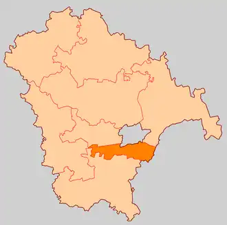 Сельское поселение „Есинка“ на карте