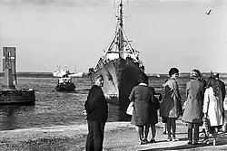 Встреча СРТР «Tori» в Таллинском морском рыбном порту, 1973 год