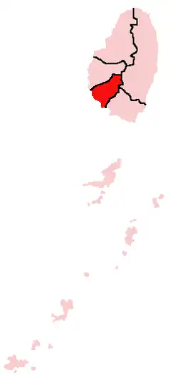 Приход Сент-Андру на карте