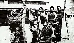 Греческие солдаты в британском концлагере Эль Даба, Египет.