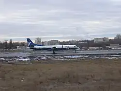 Saab 2000 авиакомпании «Полёт» в Белгороде