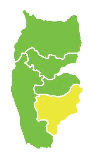 Район Сафита на карте