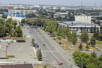 Социалистический проспекти площадь Сахарова