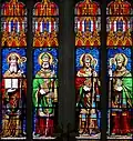 Монастырь св. Максентия - Витражи хора