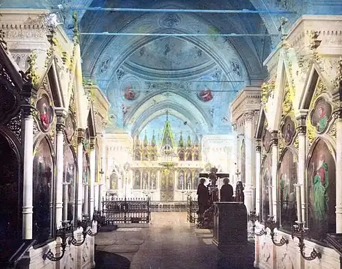 В церкви Св. Екатерины, 1890-е годы