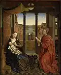Святой Лука, рисующий Деву Марию, Рогир ван дер Вейден, 1435-1440
