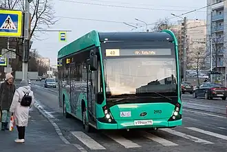 ВМЗ-5298.02 «Сириус»  на маршруте в Санкт-Петербурге