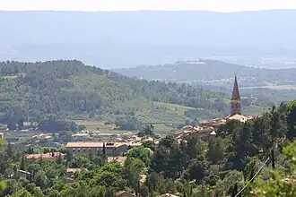 Вид на Сен-Сатюрнен-лез-Апт