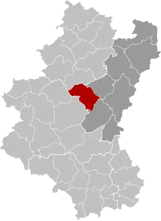 Сент-Од на карте