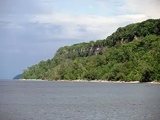 Скала Сака с моря